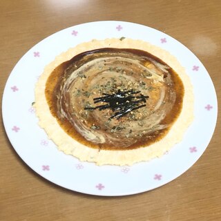 簡単⭐ソースと明太マヨネーズがけえびせんべい